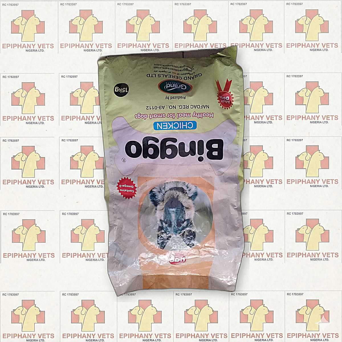 Binggo Adult 15kg Dry Dog Food