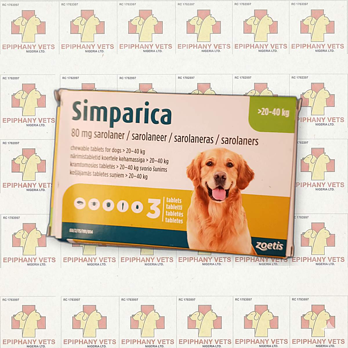 Simparica 80mg (20-40kg)