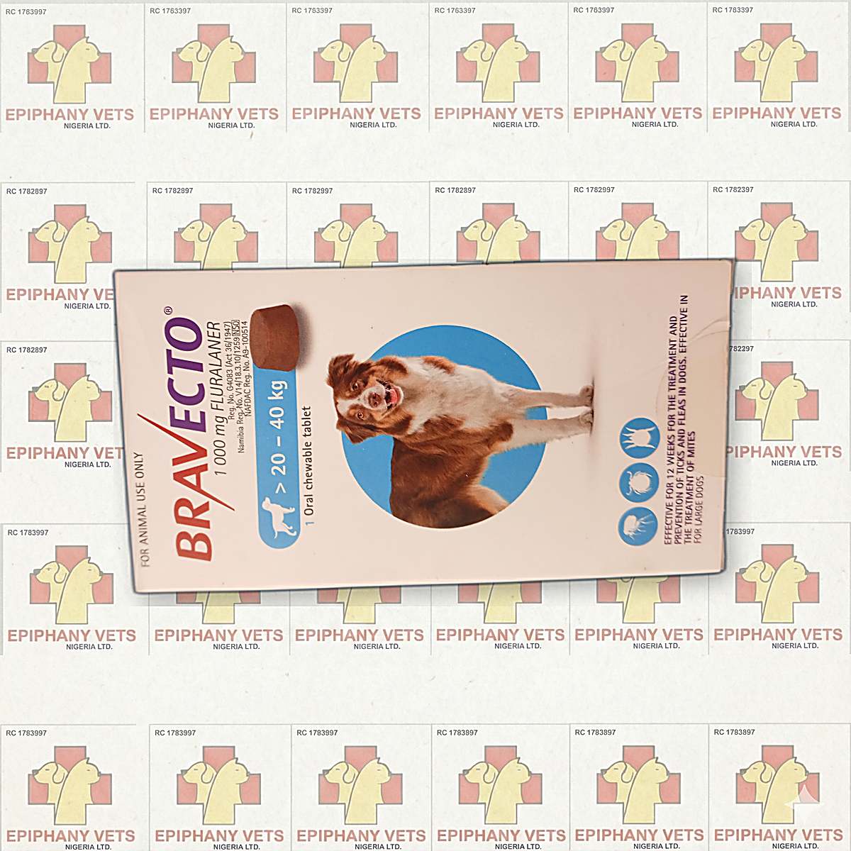 Bravecto 1000mg (20-40kg)