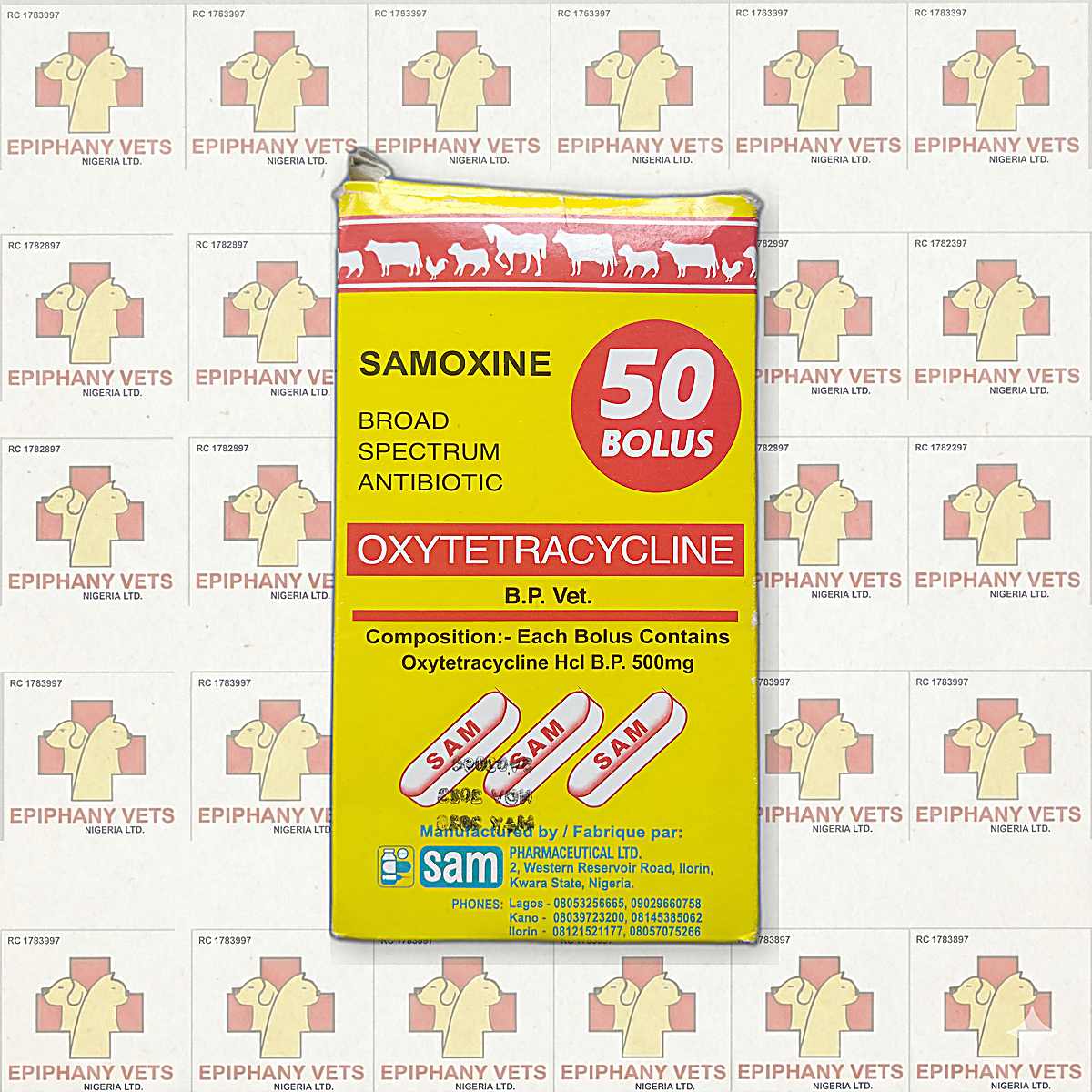 Samoxine 50 Bolus