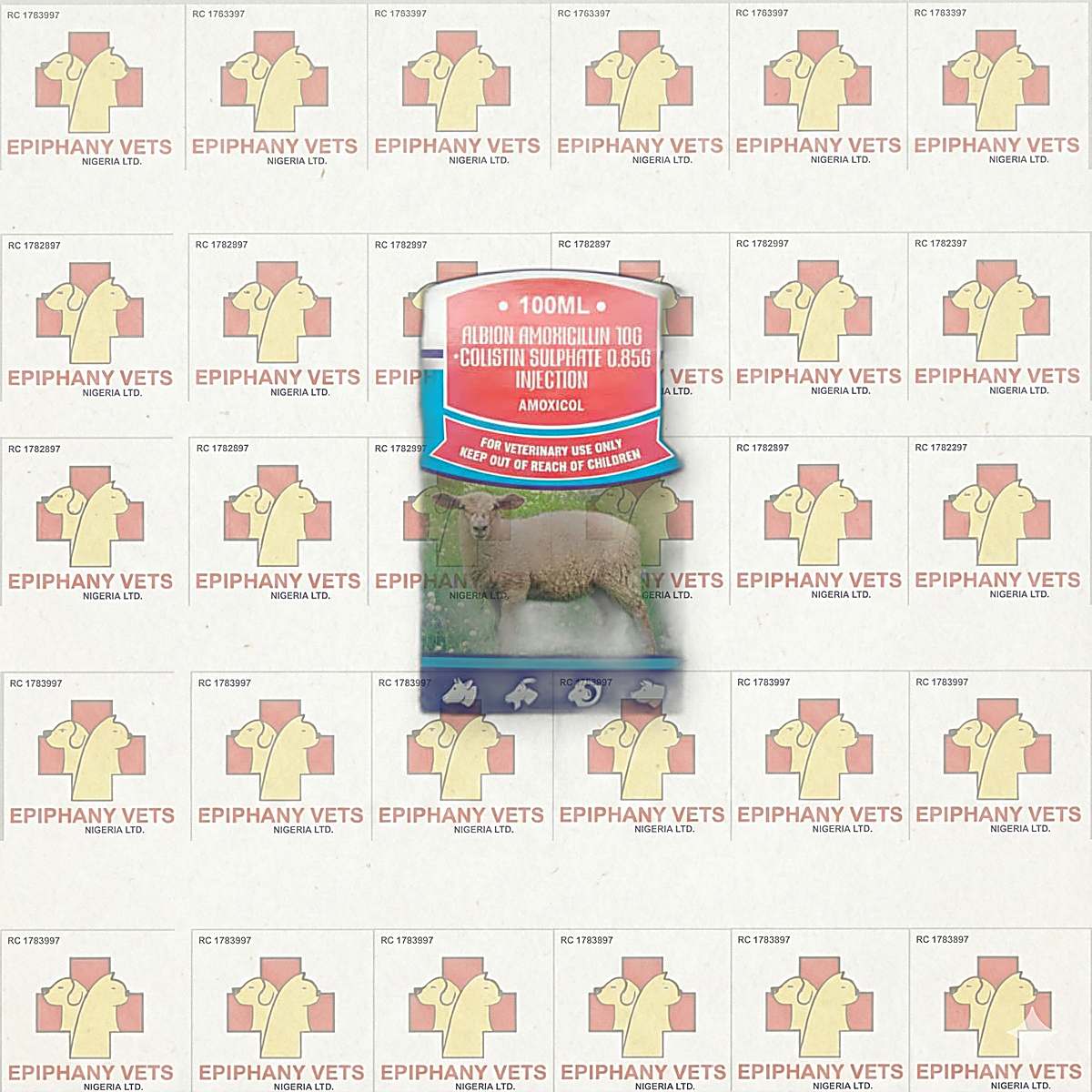 Albion Amoxicillin + Colistin Injection 100ml