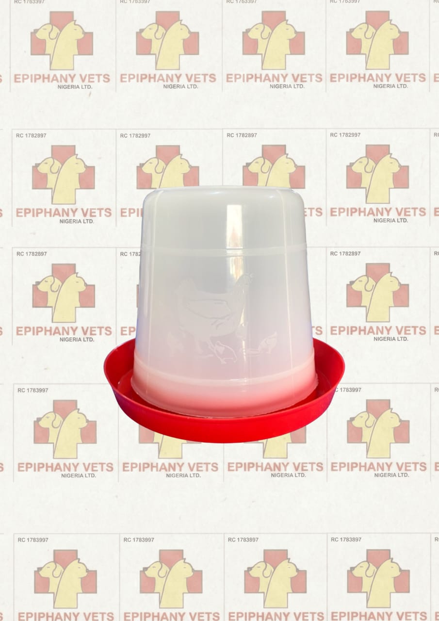 Poultry Hanging Feeder (black top auto grain feeder)