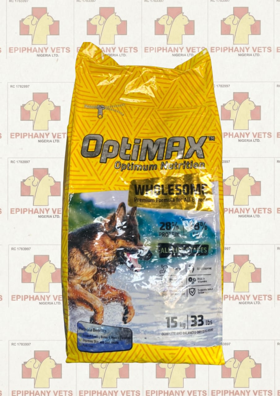Optimax Dog Dry Food 15kg Adult