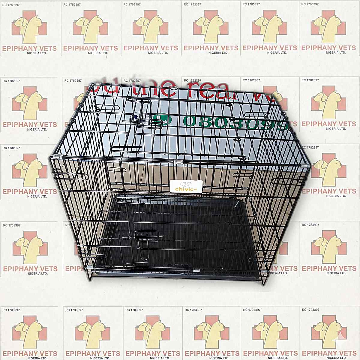 COLLAPSIBLE DOG CAGE size 3