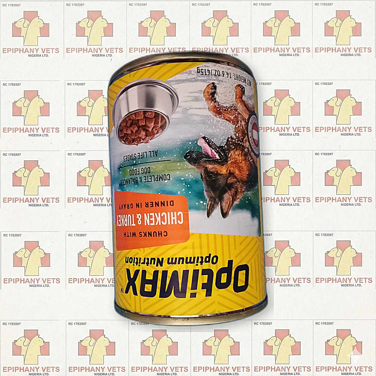 Optimax Chicken & Turkey ALS Dog Can Food