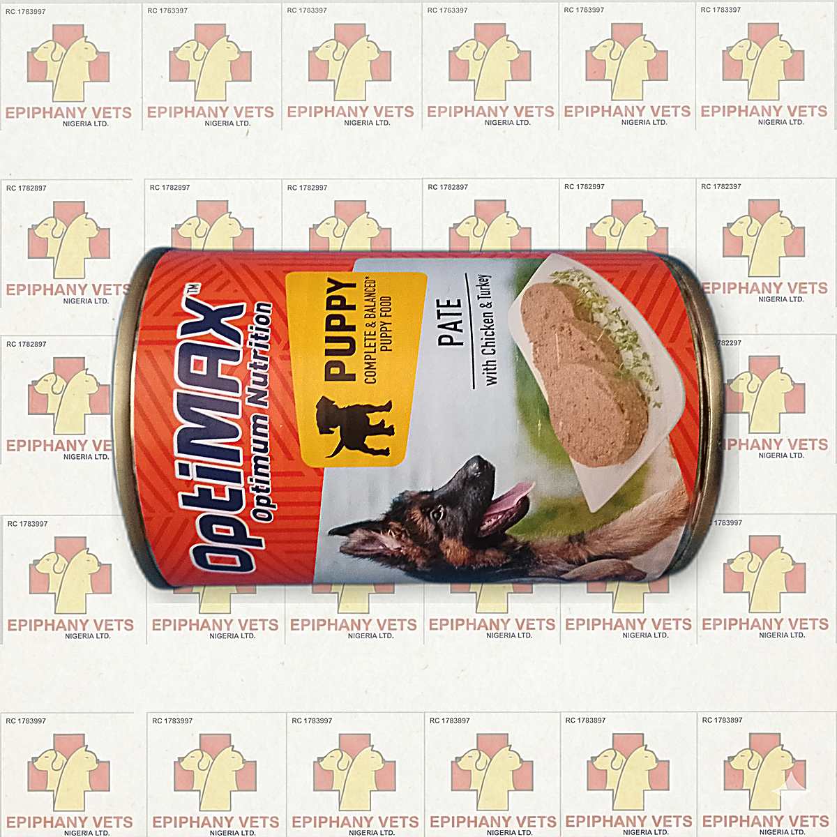 Optimax Puppy Pate Can Food